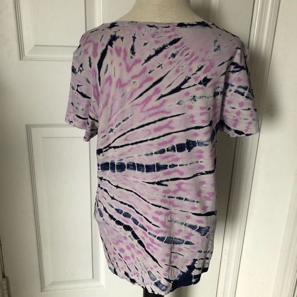 Monrow Bamboo Burst Tie Dye Tee - Picture 4 of 8